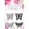 Fustella metallica e timbro Joy! Crafts Butterfly