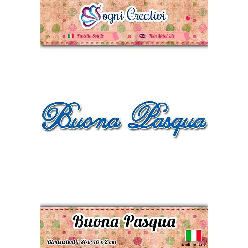 Fustella metallica sottile Buona Pasqua