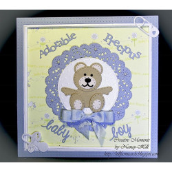 Fustella metallica Felt Teddy bear