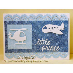 Fustella metallica Baby Aircraft