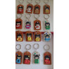 Fustella metallica Kokeshi Japanese Paper Doll