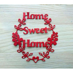 Fustella metallica Home Sweet Home