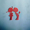 Fustella metallica Bimbi Bacio