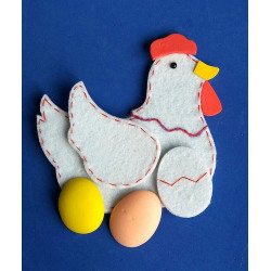 Fustella Gallina con uovo