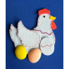 Fustella Gallina con uovo
