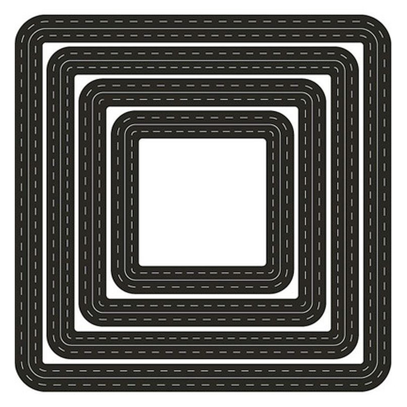 Fustella metallica Marianne Design Craftables Basic Passe partouts squares