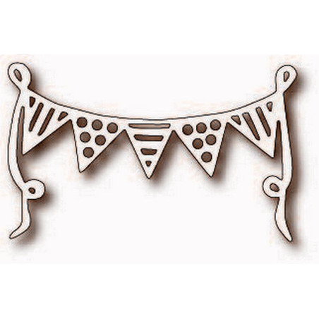 Fustella metallica Tutti Designs Party Banner