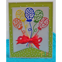 Fustella metallica Tutti Designs Balloon Bouquet