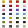 Feltro in fogli 2mm 30x30 cm. set 5 pezzi