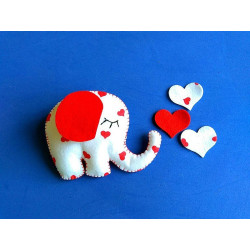 Fustella Elefantino con cuore