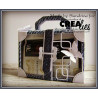 Fustella metallica Crealies Create a box Mini Suitcase 07