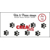 Fustella timbro Crealies Bits & Pieces Paws Cat Dog