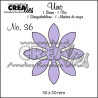 Fustella metallica Crealies Uno 36 Fiore 18