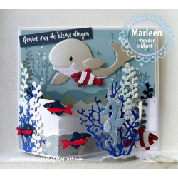 Fustella metallica Marianne Design Collectables Eline's Tropical Fish