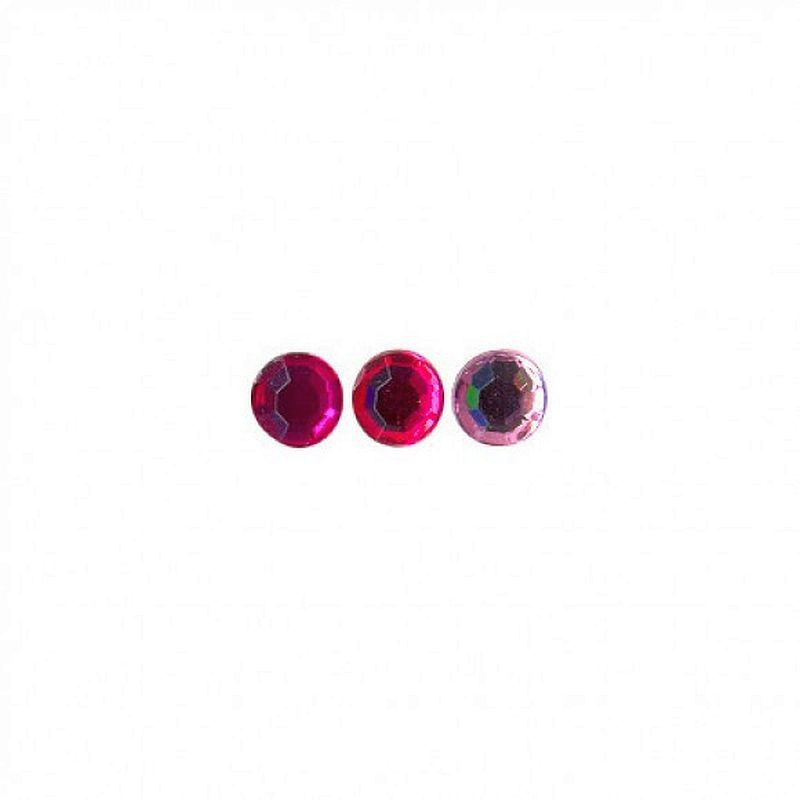 Set cristalli rosa 7 mm - 50 pezzi