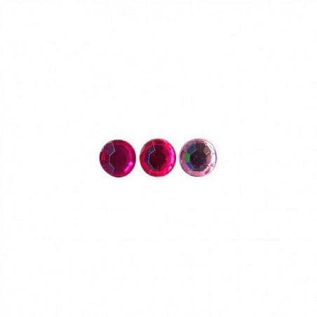 Set cristalli rosa 7 mm - 50 pezzi