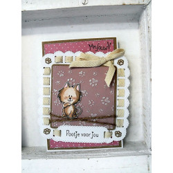 Fustella metallica Marianne Design Craftables Punch die Ribbon Square