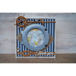 Fustella metallica Marianne Design Creatables Porthole