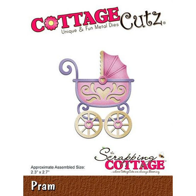 Fustella metallica Cottage Cutz Pram