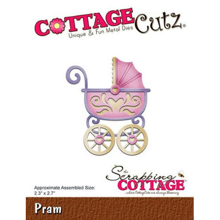 Fustella metallica Cottage Cutz Pram