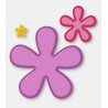 Fustella metallica Creative Expressions Retro Flowers Secret Treasures