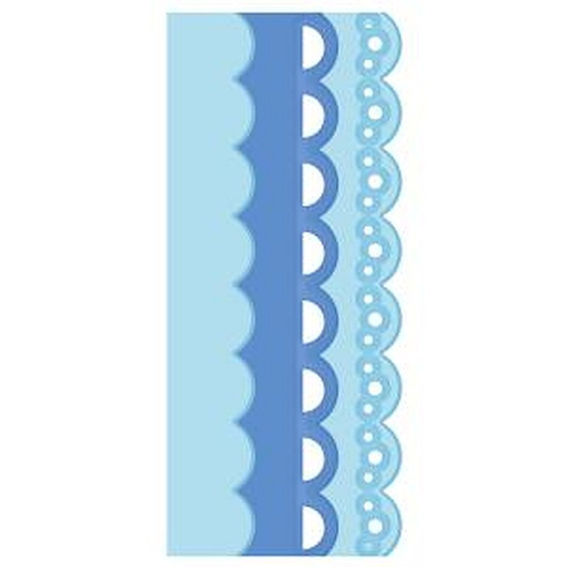 Fustella metallica Spellbinders Classic Scallop Edgeablities