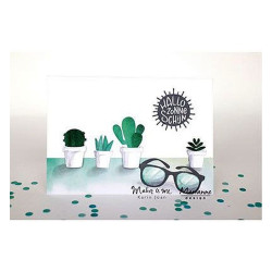 Fustella metallica Marianne Design Creatables Flip flops & sun glasses