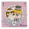 Fustella metallica Marianne Design Creatables Kim's Buddies girl set