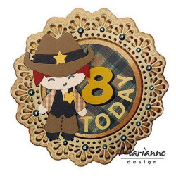 Fustella metallica Marianne Design Creatables Kim's Buddies