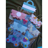 Fustella A4 Borsa con manico smerlato