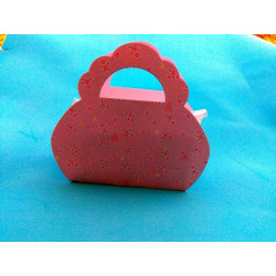 Fustella A4 Borsa con manico smerlato