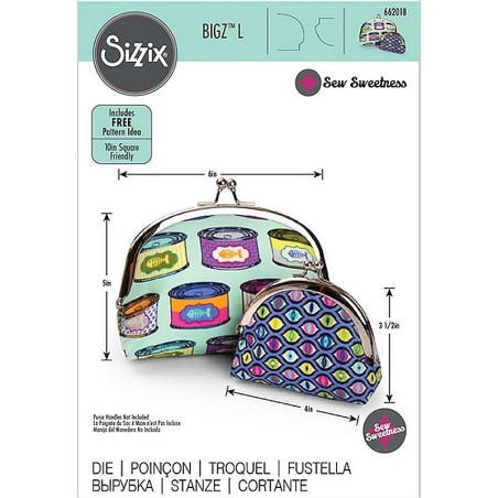 Fustella Sizzix BIGZ L Coin Purse