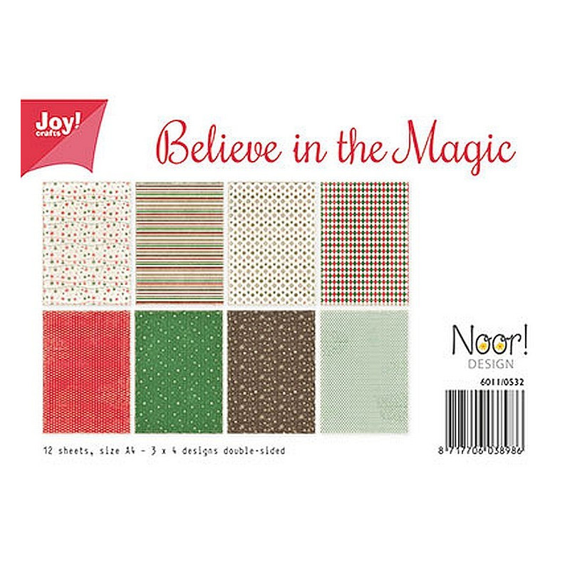 Carta da scrapbooking Joycrafts Paper Set A4 12 fogli