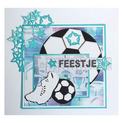 Fustella metallica Joy! Crafts Scarpe e pallone da calcio 3D