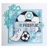 Fustella metallica Joy! Crafts Scarpe e pallone da calcio 3D