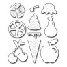 Fustella metallica Penny Black Summer Goodies