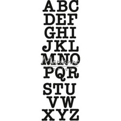 Fustella metallica Marianne Design Craftables Punch die Letters