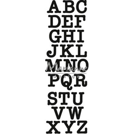 Fustella metallica Marianne Design Craftables Punch die Letters