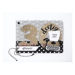 Fustella metallica Marianne Design Craftables Brush Alphabet
