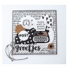 Fustella metallica Marianne Design Craftables Brush Alphabet
