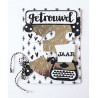 Fustella metallica Marianne Design Craftables Brush Alphabet