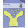 Fustella metallica Nellie's Choice Vest & Cloth hanger