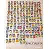 Fustella metallica Kokeshi Japanese Paper Doll