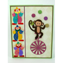 Fustella metallica Circus Monkey