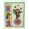 Fustella metallica Circus Monkey