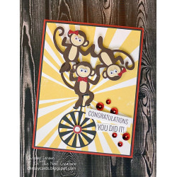 Fustella metallica Circus Monkey