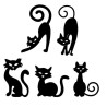 Fustella metallica Eeyore, Pudge, Fuzzy, Ostrich, and HalfPint