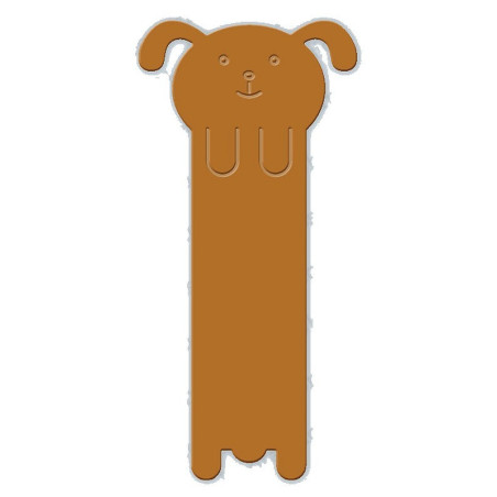 Fustella metallica Dog Bookmark