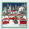 Fustella metallica Marianne Design Collectables Village Decoration Set 5