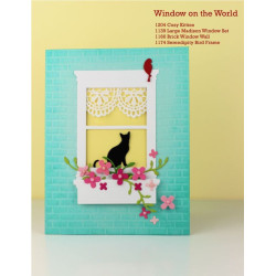 Fustella metallica PoppyStamps Cozy Kitties